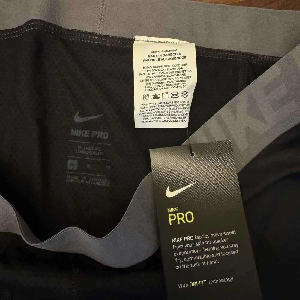 Nike Pro NBA Team Issue 3/4 Compression Tights